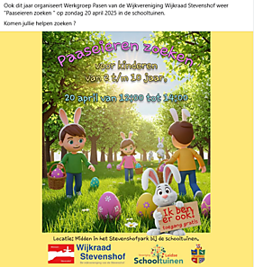 Pasen in de Stevenshof