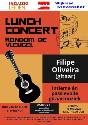 Een bevlogen gitarist treedt op