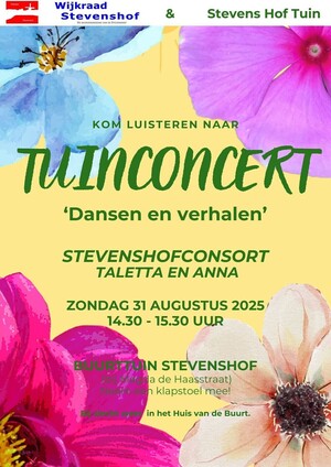 Zomerconcert in de buurttuin
