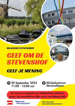 Gewijzigd programma gesprekken wijkvisie