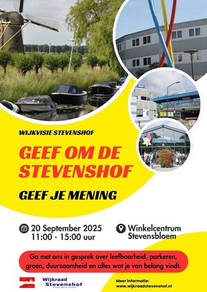 Gewijzigd programma gesprekken wijkvisie