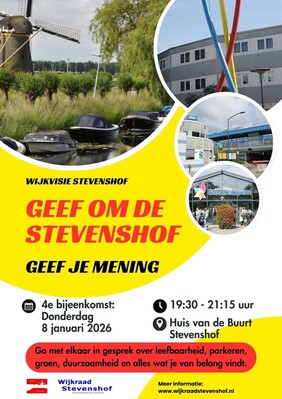 Kom meepraten op 29 januari