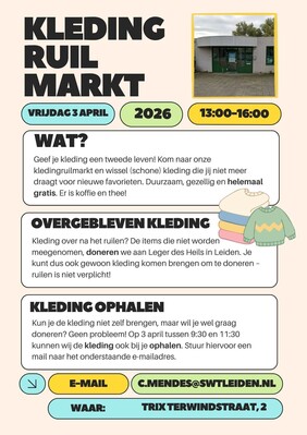 kledingruilmarkt op 3 april
