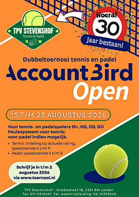 Open tennis- en padeltoernooi
