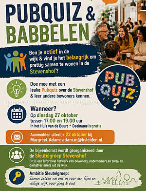 Pubquiz in de Stevenshof?